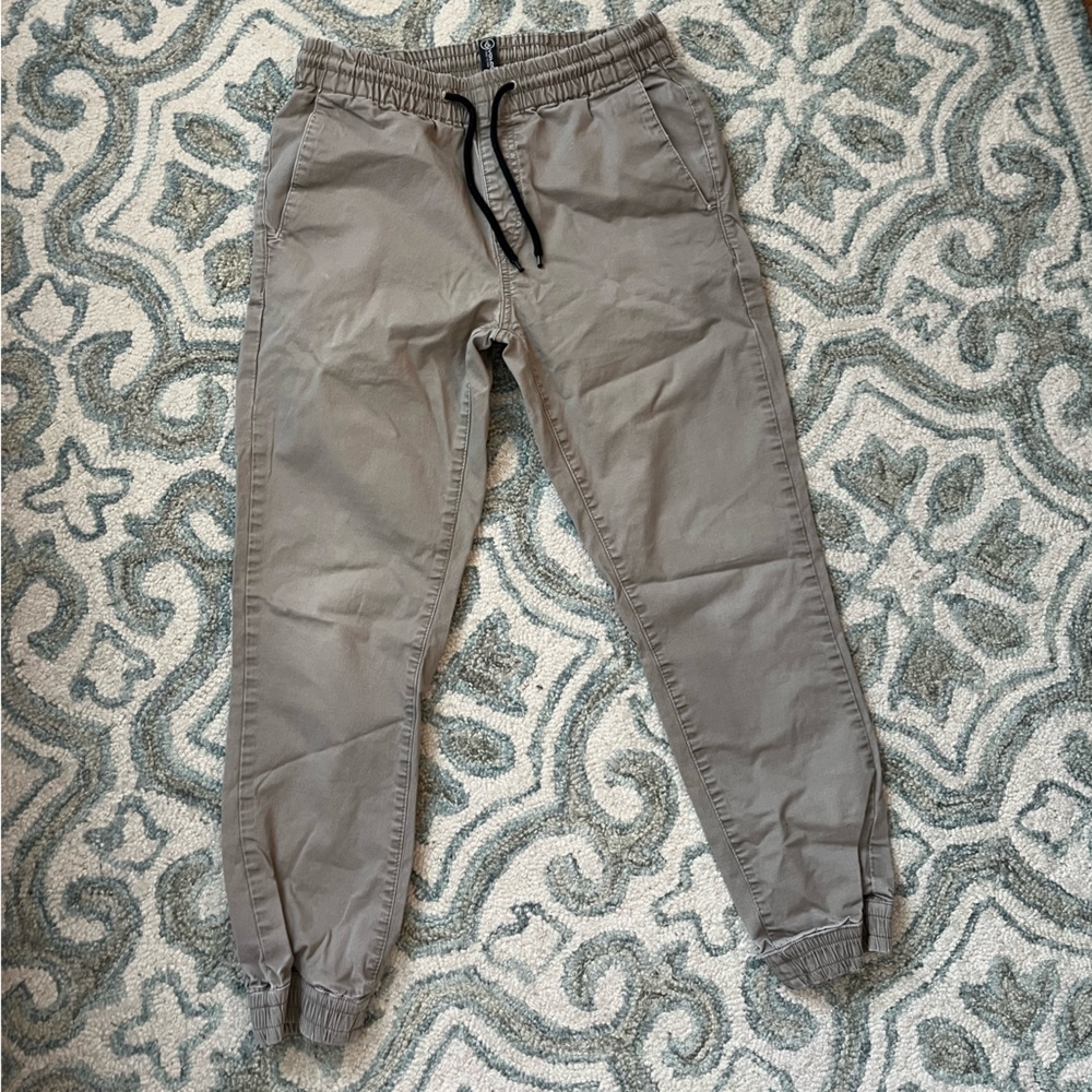 Volcom Men's Taupe Jogger Pants